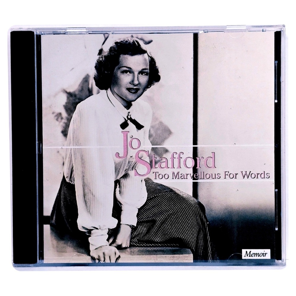 Jo Stafford Too Marvellous For Words CD Memoir CDMOIR522 Jazz 23‎ Tracks EUC